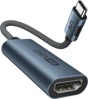 USB C to HDMI 2.1 Adapter 8K@60Hz 4K@144Hz Thunderbolt 4/3 to HDMI Converter Support 48Gbps/HDCP2.3/HDR/Dolby for Laptop Tablet Galaxy S24