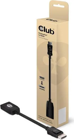 Club3D UltraAV DisplayPort to HDMI Passive Adapter Cable (CAC-1001)