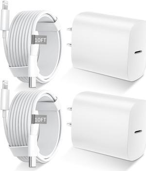 Phone 14 13 12 11 Fast Charger,10FT Long Fast Charging Lightning Cable with 20W USB C Charger Block for iPhone 14/14 Pro Max/13/13 Pro Max/12/12 Pro Max/11/11Pro/XS/Max/XR/X,iPad