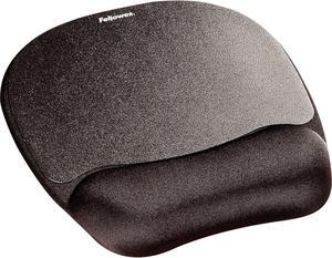 Memory Foam Mouse Pad/Wrist Rest- Black (9176501)
