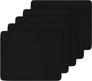 5 Pack 2mm Mouse Pad with Stitched Edges Non-Slip Rubber Base Premium-Textured and Waterproof Mousepads Bulk Mouse Pad for Computers Laptop Office & Home 8.66 x 7.1 inch