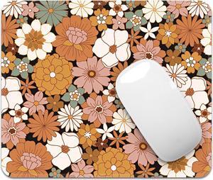 Square Mouse Pad with Stitched Edge Premium Mousepad Washable Cloth. Computer Mouse Pad with Non-Slip Rubber Base Mouse Pads for Computers Laptop Mouse 9.25x7.75x0.12 inch-Bohemia