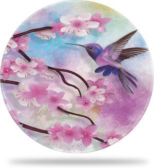 Large Gaming Mouse Pad 31.5x11.8 Inch - Non-Slip Rubber Base, Stitched Edges, Oil Flower Design