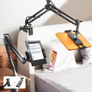 for Kindle Stand Holder Reading Accessories in Bed Desk for iPad Stand for Desk Bed Tablet Stand Holder for Kindle Paperwhite Oasis 2024 iPhone iPad Tablets 4-12.9 inches