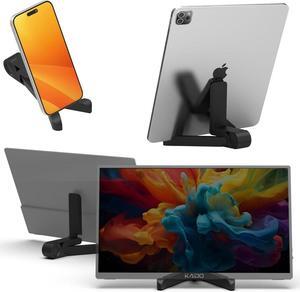 Tablet Stand for Portable Monitor Adjustable Tablet Holder Foldable iPad Accessories for Office Compatible with Kindle Switch Surface Pro iPad Pro/Air/Mini iPhone Pro/Max/Plus