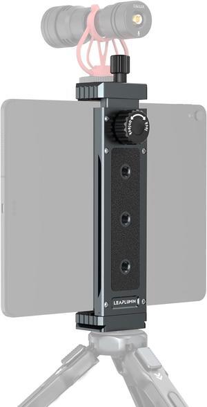 Tripod Mount Adapter for iPad Aluminum Tripod Mount Holder for Tablet Tablet Tripod Mount with 1/4 Screw Universal Tripod Mount for iPad Mini Compatible with 4.7-12.9 Most Tablet