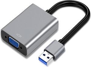 USB 3.0 to HDMI Adapter for Monitor Windows 11/10 / 8 HDMI USB Converter for Laptop USB3 HDMI Cable Multiple Monitors for Desktop PC TV.