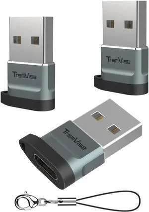 USB to USB C Adapter[3 Pack] Type C Female to USB A Male Adapter USB Type C to USB A Charger Cable Converter for iPhone 15 Plus Pro Max Apple Watch AirPods iPad for  Galaxy S24 23 Car