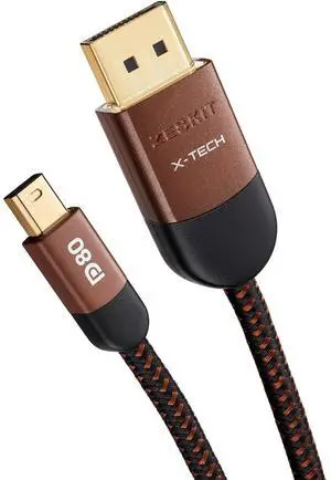 X-Tech VESA Certified Mini Displayport to Displayport DP 2.1 Cable DP80 80Gpbs, 3ft X-Tech VESA Certified Mini Displayport to Displayport DP 2.1 Cable DP80 80Gpbs, 3ft