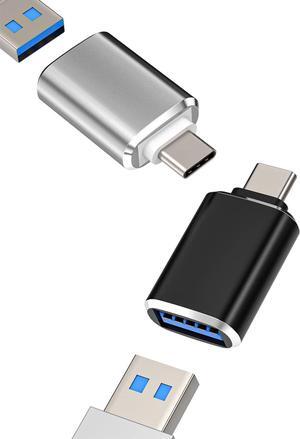 USB-C to USB 3.0 OTG Adapter(2Pack) Compatible for Samsung Galaxy S20 S21 S22 Pixel LG MacBook Apple iPhone 15 Pro Max Plus iPad Pro Air Mini 6 Type c Thunderbolt Cable Mouse Port Converter Hub