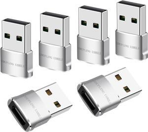 2 in 1 OTG Converter USB 3.0 to Micro USB and Type C Adapter USB3.0 Female to Micro USB Male and USB C Male Connector (2 Pack)