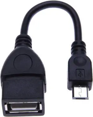 OTG Cable Adapter Compatible with Samsung Galaxy S6 S7 Motorola Moto G5 G5S G5 G G4 E4 E5 Plus Play HTC One M8 M9 LG G6 G4 Sony Xperia Z3 Z5 XZ Premium On-The-Go Micro USB Data Lead