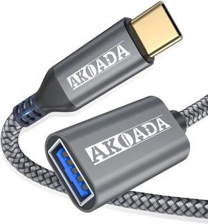 USB C to USB 3.0 Adapter 5.9ft Type C Male to USB A Female Adapter USB-C to USB Adapter OTG Cable to USB Adapter Compatible with iPhone 16 15 14 13 Plus Pro Max iPad MacBook Pro/Air 2023 Galaxy S24