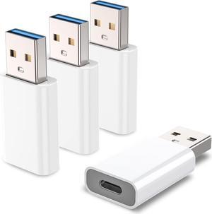 USB to USB C Adapter USB C Female to USB Male Adapter Compatible with Apple MagSafe Watch 9/8/7/SE/Ultra for iPhone 15 14 13 12 Mini Pro Max iPad Galaxy Note Pixel CarPlay Wall Plug