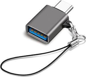 Black USB Male to USB C Female Adapter USB 3.2 to Type C OTG Adapter 10Gbps Super Speed Data Sync Fast Charging Connector Male to Cell Phones and AccessoriesUSB 3.2 Female Adapter Cables and Ada