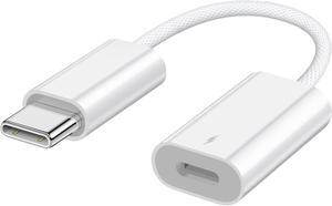 Lightning to USB C Adapter USB C Male to Lightning Female 60W PD Fast Charging Adapter for iPhone 16/16 Pro/15/15Pro/15+ iPad Pro/iPad Air 5/4 MacBook/Samsung and More Type C Devices -Only Charge