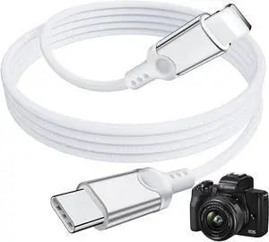 for Lightning to USB-C OTG Cable for Camera Canon Sony A7 A9 Nikon Fuji and Panasonic. Import Photos Videos for iPhone 14/13/12/11/XR Nylon Braided 3.3ft