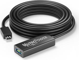 32ft USB C to USB A adapter cable OTG USB 3.0 type C male to Active USB type A female With extension chipset signal repeater - 32 Foot 10m- compatible with Macbook Apple Samsung Galaxy Dell