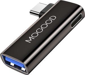 USB C OTG Adapter USB C Splitter with 100W PD Charging USB3.0 to USB C Adapter USB C Splitter Power and Data Supported for Galaxy S24 Quest 3 Google Chromecast 3D Printer Octo4a Pi-KVM