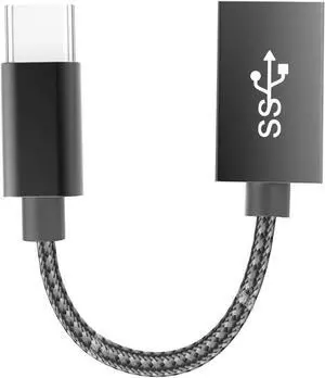USB C to USB Adapter 1 Pack USB C to A Male to Female Adapter Compatible with iPhone 15 Pro/Max MacBook Pro/Air Galaxy S20 and More iMac S23 XPS 17