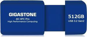 GIGASTONE Z80 512GB USB 3.2 Gen2 Solid State Drive high Speed 1000MB/s Capless Retractable Design Pen Drive Carbon Fiber Style Reliable & Durable USB 2.0 / USB 3.0 / USB 3.1 Interface Compatible