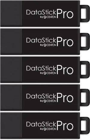 Electronics MP Valuepack USB 3.2 Gen1 DataStick Pro Flash Drive 16 GB 5 USB Flash Drives 5 Pack Black