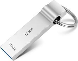 USB Flash Drive 230GB Waterproof USB Stick High Speed Memory Stick 230GB Ultra Large Storage Metal Thumb Drive with Keychain Design for Laptop Computer Tablet