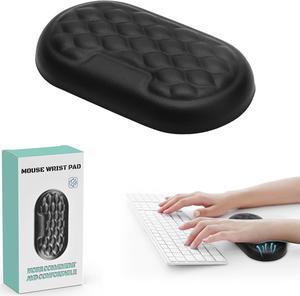 Mouse Wrist Rest Ergonomic Memory Foam Support Wrist Gaming and Elbow Leather Elbow Pads for Desk Wrist Cushion for Computer Laptop Office PC Gaming Keyboard Wrist Rest/Pad Arm Pain Relief