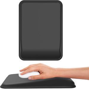 Ergonomic Mouse Pad with Wrist Rest Mouse Pad with Wrist Support Memory Foam Mousepad Wrist Rest with Non-Slip PU Base for Laptop and Computer Desk