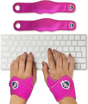 Wrist Rest Pads-Ergonomic Mouse and Keyboard Support-Tension.Adjustable Fit with Padded Comfort.