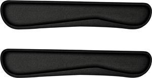 Keyboard Wrist Rest Pad 2 Pack Memory Foam Computer Keyboard Pad Easy Typing and Pain Relief for Computer Laptop Office 17.3 x 3.5 in Black