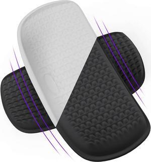 Elbow Rest Pads for Desk Thicken Large Size Elbow Pads with Soft Memory Foam and Non-Slip Silicone Base Armrest Pad Wrist Rest Pad for Home Office and Games (2 pcs)