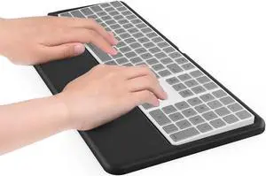 Keyboard Wrist Rest Relieves Wrist Pain for Office and Typing Compatible with Wireless Magic Keyboard 2 with Numeric Keypad and Magic Keyboard with Touch ID (MQ052LL/A MK2C3LL/A)