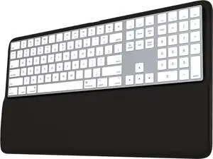 Keyboard Wrist Rest for Magic Keyboard 2 with Numeric Keypad(MQ052LL/A A1843) and Magic Keyboard with Touch ID(?MK2C3LL/A) Slim Keyboard Wrist Rest Relieve Pain & Fatigue