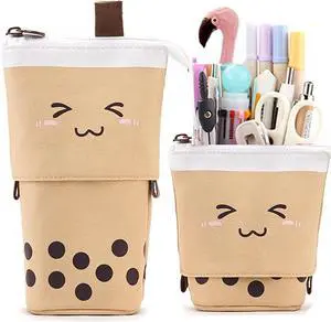 Telescopic Pencil Bag Pen Holder Pop Up Stationery Case, Stand-up Retractable Transformer Bag Standing Organizer, Great for Christmas Holiday New Year Office Bag Telescopic Pencil Bag Pen Holder Pop Up Stationery Case, Stand-up Retractable Transformer Bag Standing Organizer, Great for Christmas Holiday New Year Office Bag