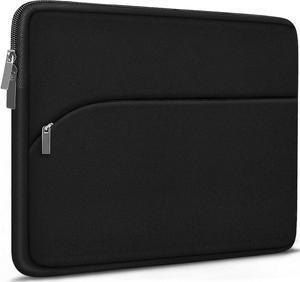 Laptop Case 14 inch Slim Portable Monitor Protective Cover with Front Pocket Traveling Computer Carrying Bag Laptop Sleeve Compatible for MacBook Air/Pro HP    Black