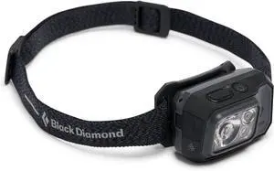 Storm 500-R Rechargeable LED Headlamp Waterproof and Dimmable for Camping Hiking Running Hunting Work with Red Light Headlamp Mode Graphite