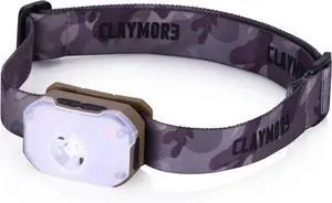 Heady2 (Tan) - Rechargeable LED Headlamp Flashlight Lightweight for Camping Running Hiking Emergency & Industrial Use. USB-C Charging Up to 40 Hours Battery Life Waterproof.