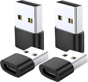 USB to USB C Adapter USB C Female To USB Male Super Fast Charging and OTG Adapter Converter Compatible with iPhone 15 14 13 12 11 Pro Max Plus iPad Pro Air 5 Mini 6  Galaxy S24/S23/S22 (4 Pack)