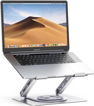 Laptop Stand for Desk Laptop Riser Holder Compatible with MacBook Pro Air Notebook up to 17.3 Inch Adjustable Computer Stand Ergonomic with 360 Rotating Base