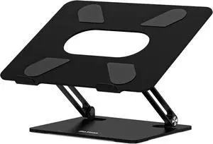 BoYata Laptop Stand, Laptop Holder, Multi-Angle Stand with Heat-Vent, Adjustable Notebook Stand for Laptop up to 17 inches, Compatible for MacBook Pro/Air, Surface Laptop, and so on (Black)