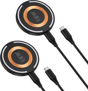 Wireless Charger Fast Charging Pad Android Magnetic Magsafe Wireless Charger Station for  Galaxy Z Flip6 Fold6 S24 Ultra S23Plus S22+ S21 iPhone 16 15 Pro Max Plus Pixel 9 Pro XL Fold 8