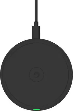 Professional Series 15W Wireless Charging Pad Black Premium USB-C Fast Charging Universal Device Compatibility Qi Certified Technology