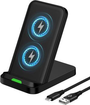 Wireless Charger Fast Charging Station Wireless Phone Charger Android Stand for  Galaxy S25Ultra S25 S25Plus ZFold6 ZFlip6 S24 S23 S22 S21 Motorola Edge razr 2024/G Stylus 5G/G Power