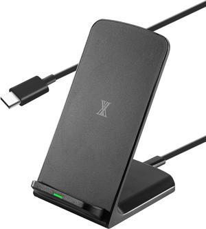 Wireless Phone Charger for Google Pixel 3 4 XL 5 6 7 8 9 Pro Android & iPhone 16-15W Fast Qi Wireless Charging Station for  Galaxy S25 S24 S23 S22 Z Flip Fold OnePlus (Black)