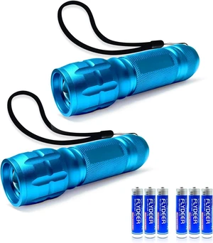 2-Pack Pen Flashlights - High Lumens Adjustable LED Mini Flashlights With Clip