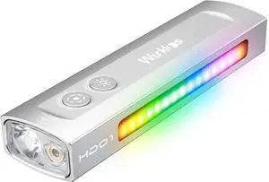 HD01 Flat EDC Flashlight with RGB Light and Green Light 1200 Lumens Rechargeable EDC Flashlight Triple Light Sources Pocket Lights Magnetic Flashlight for Outdoors Work Emergency