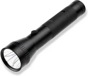 2D Cell Battery Big Flashlights Single Mode High Lumens Aluminum Heavy Duty Large Flashlight for Home Emergency Power Outage Outdoor Activities