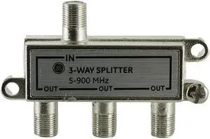 3-Way Signal Splitter For HDTV Satellite Antenna 35048