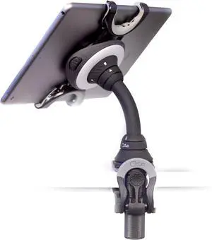 Lynx 3-in-1 Tablet Holder Stand and Mount  Grip 5-13 Devices  fits All iPad Kindle  handsfree and Portable for Work  Pencil Music FaceTime Zoom Gym Travel